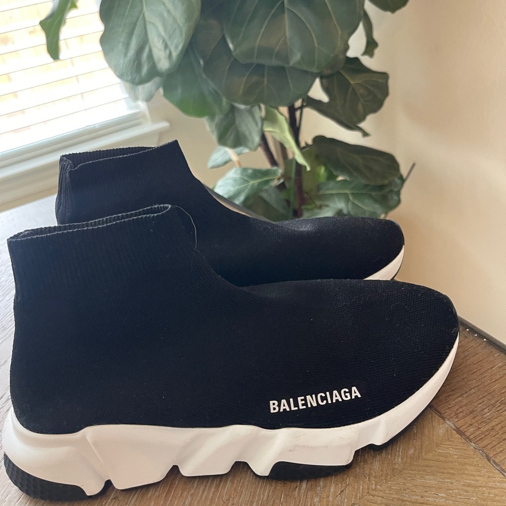 BALENCIAGA Speed Sneaker, worn once, perfect condition, size 9, no box